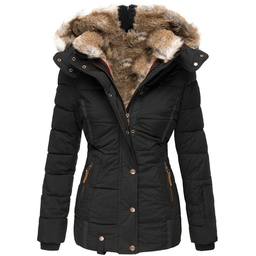 Brigitte - Chic Down Jacket with Fur Lining
