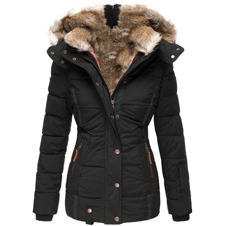 Brigitte - Chic Down Jacket with Fur Lining