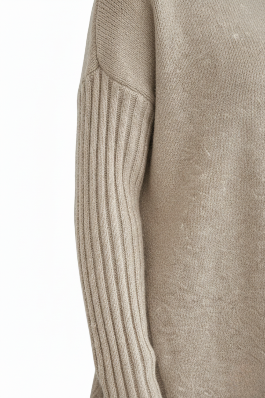 Damaris | Asymmetrical Turtleneck Sweater with Draped Hem for Women