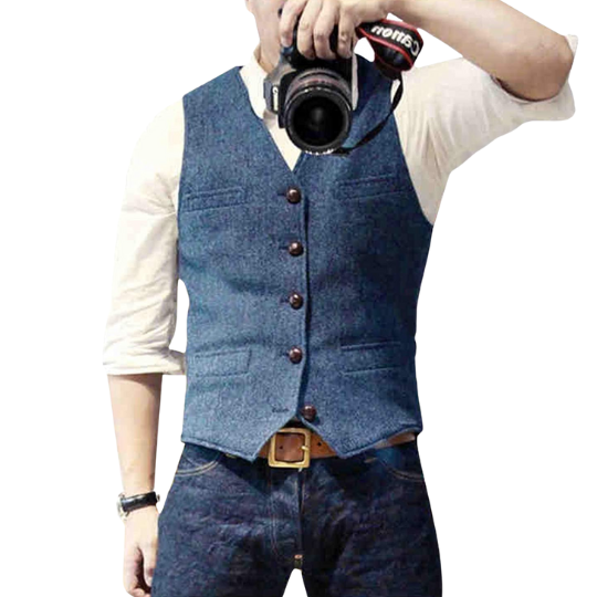 Men's Timeless Gilet: Comfortable Fit & Versatile Style