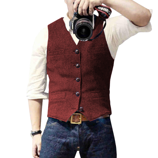Men's Timeless Gilet: Comfortable Fit & Versatile Style