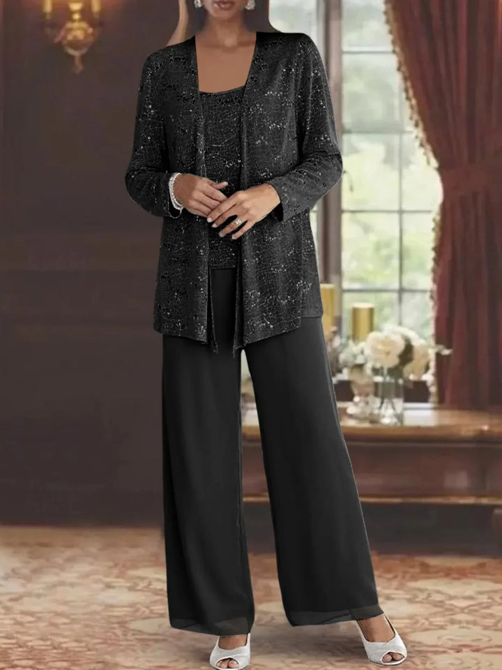 CHIFFON PANT SET FOR WOMEN
