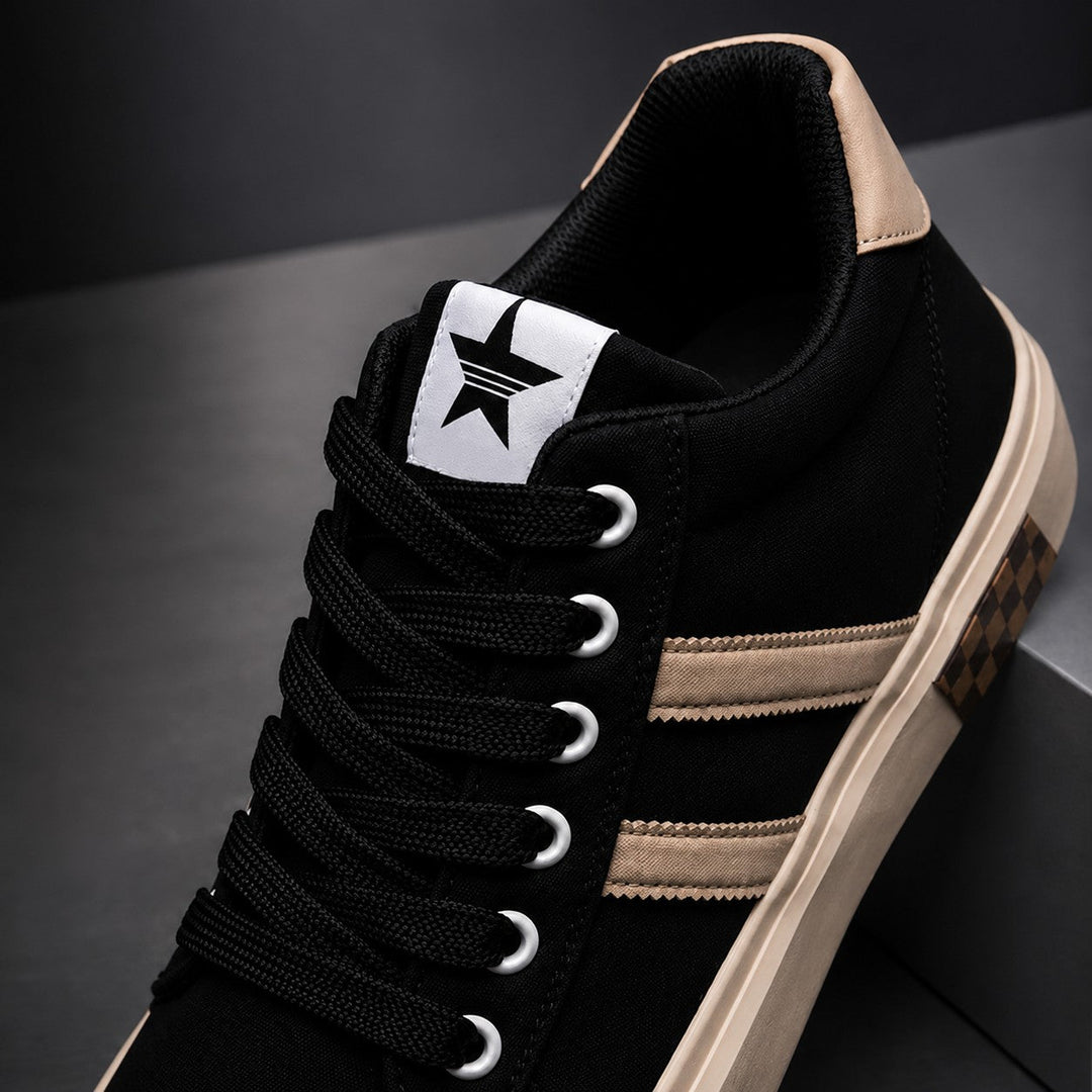 ELENA HARPER™  |  COLOR BLOCK CANVAS SNEAKERS FOR MEN
