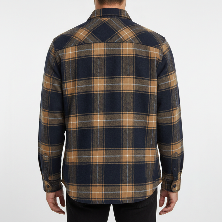 ELENA HARPER™  |  COSY FLANNEL CHECK SHIRT FOR MEN