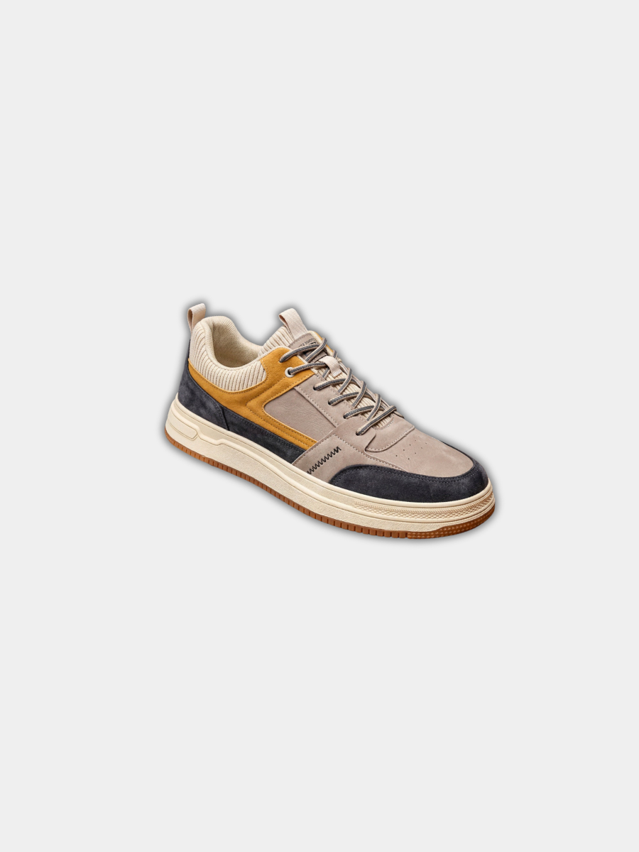 ELENA HARPER™  |  LEATHER SLIP-ON SNEAKERS FOR MEN