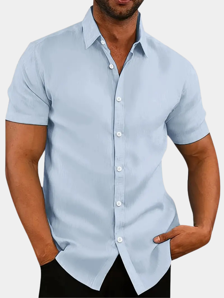 ELENA HARPER™  |  SUMMER BUTTON-DOWN SHIRT FOR MEN
