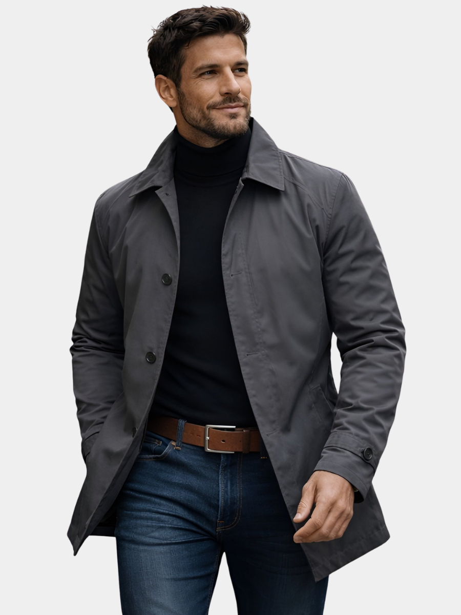 Modern Urban Coat for Men - Elena Harper