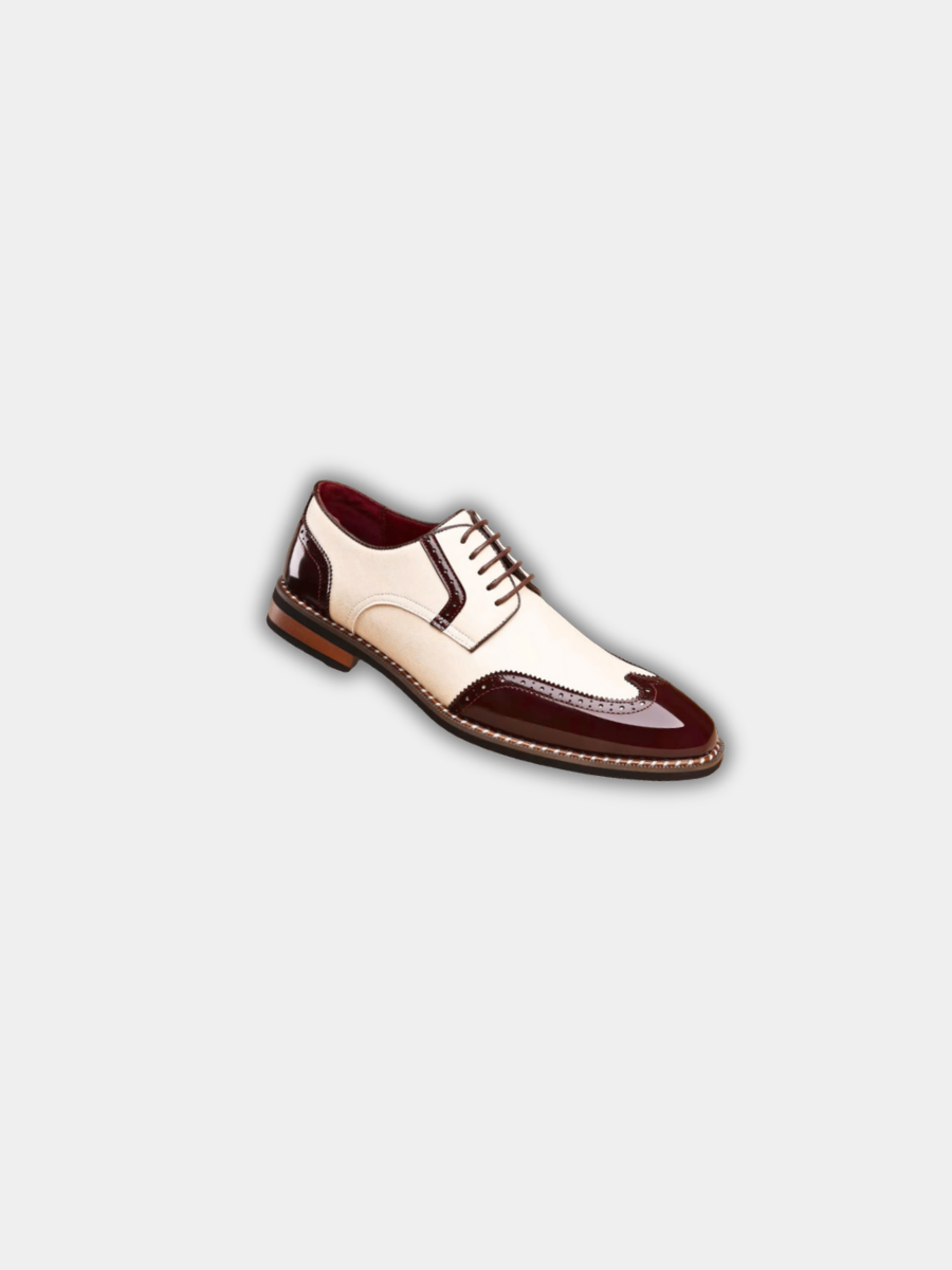 Bicolor Oxford Shoes for Men - Elena Harper