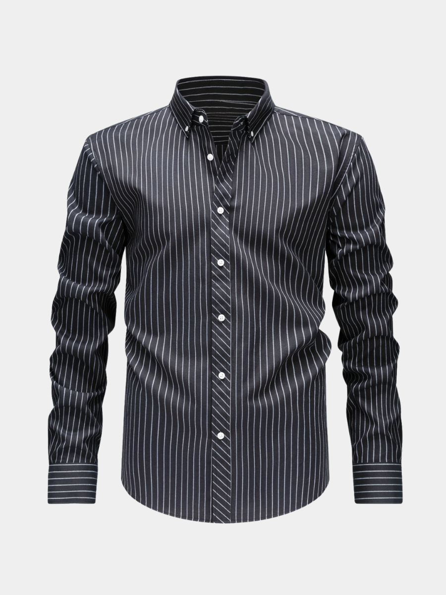 ELENA HARPER™  |  STRIPED COTTON SHIRT FOR MEN