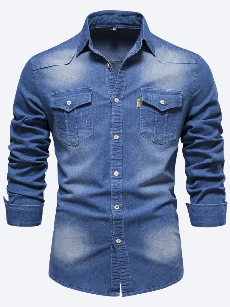 Men's Denim Shirt - Elena Harper