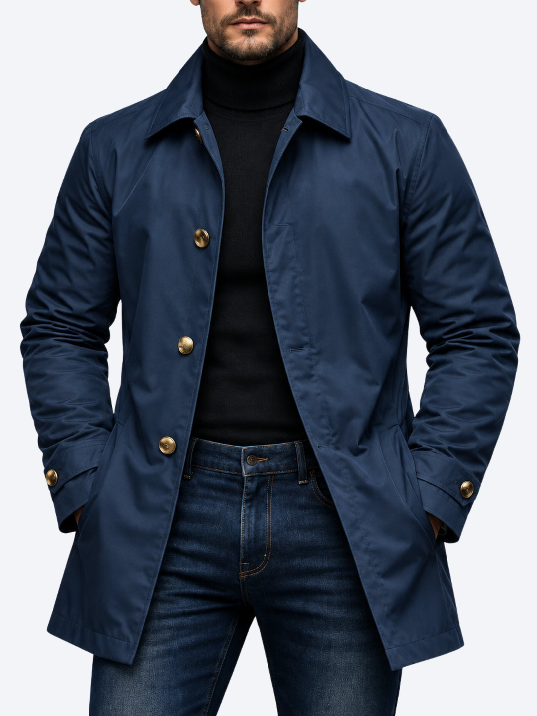 ELENA HARPER™  |  MID-LENGTH COAT FOR MEN