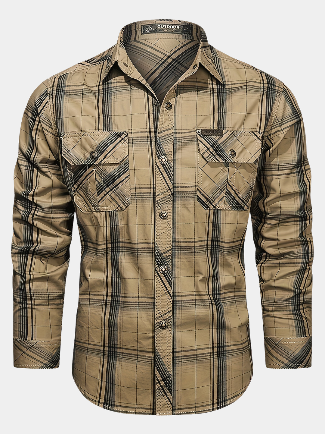 Cotton Reversible Shirt for Men - Elena Harper
