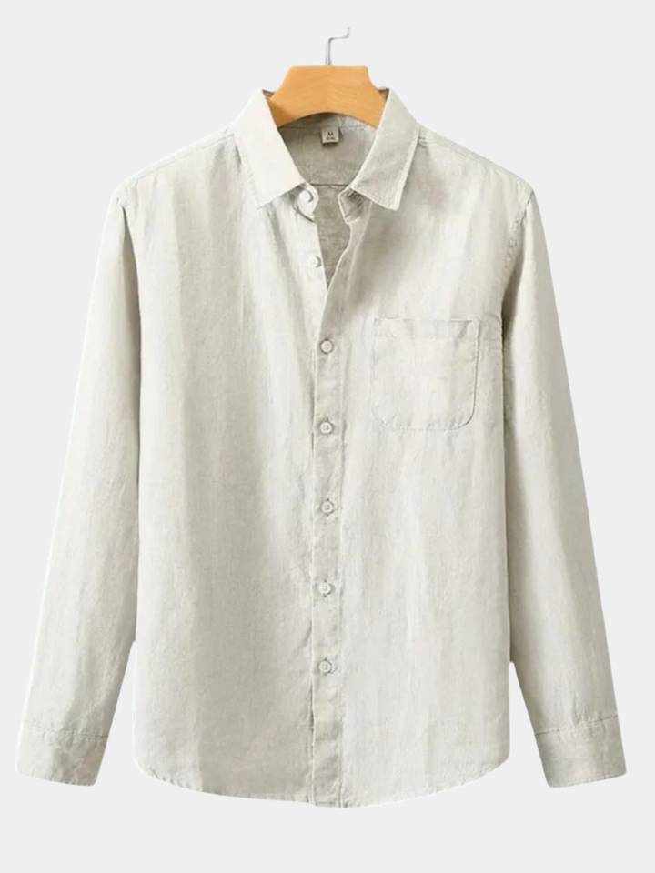 Airy Linen Shirt for Men - Elena Harper
