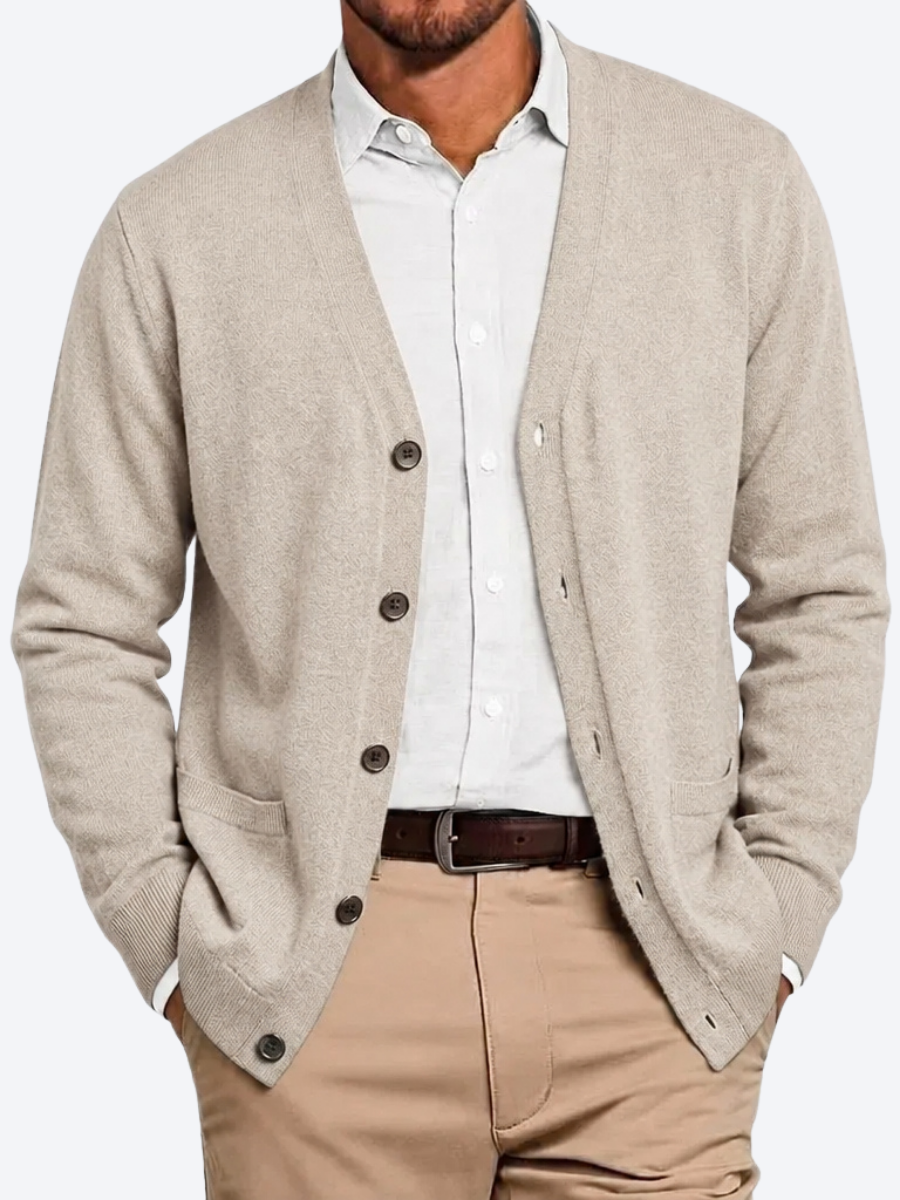 ELENA HARPER™  |  BUTTONED CARDIGAN FOR MEN