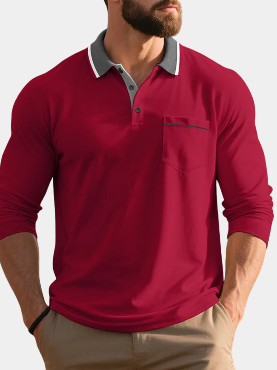 Classic Button-up Shirt for Men - Elena Harper
