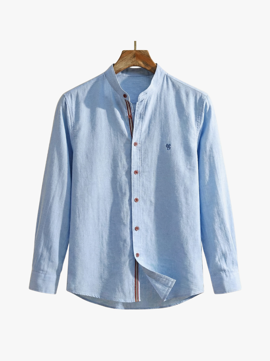 Officer Collar Shirt for Men - Elena Harper