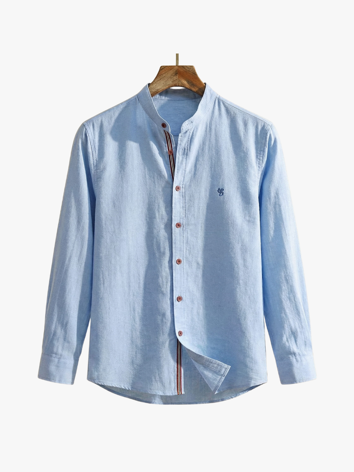 Officer Collar Shirt for Men - Elena Harper