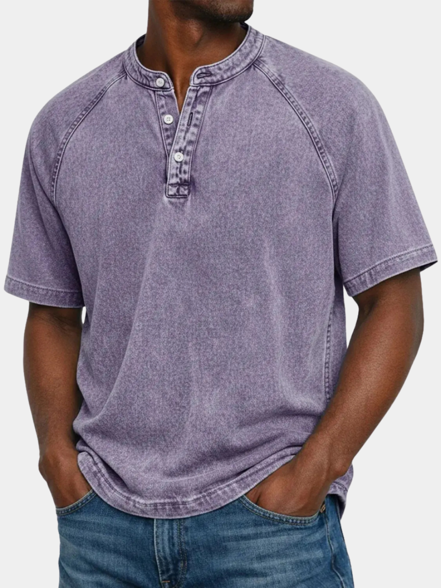 ELENA HARPER™  |  RETRO BUTTON-UP SHIRT FOR MEN
