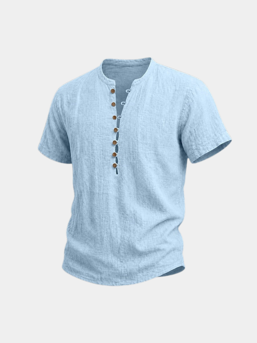 ELENA HARPER™  |  MEN'S SUMMER BUTTON-UP SHIRT