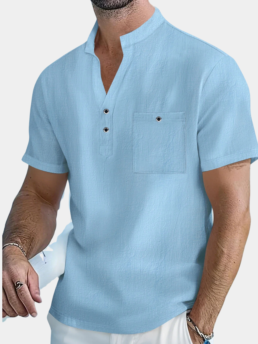 ELENA HARPER™  |  OFFICER COLLAR SHIRT FOR MEN