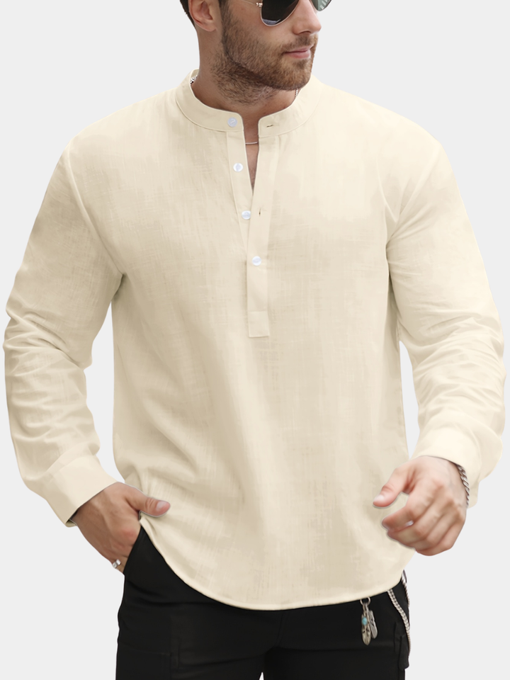 ELENA HARPER™  |  BOAT NECK SHIRT FOR MEN