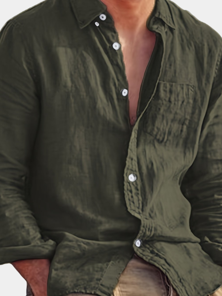 Cotton Shirt for Men - Elena Harper