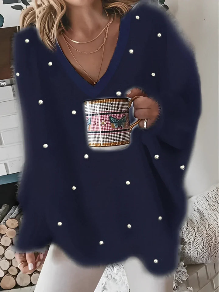 Aurelia Cozy and Comfortable Sweater, view 7 - Elena Harper
