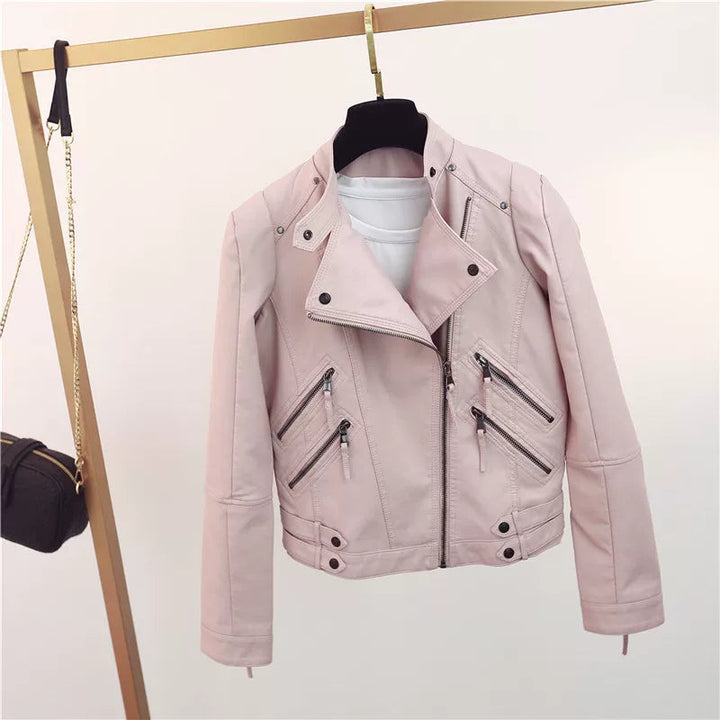 Biker Jacket for Women | Fitted with Zipper Pockets
