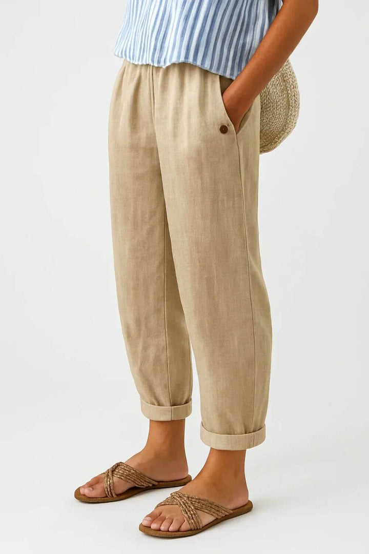 Leontina Soft Elegance Pants, view 2 - Elena Harper