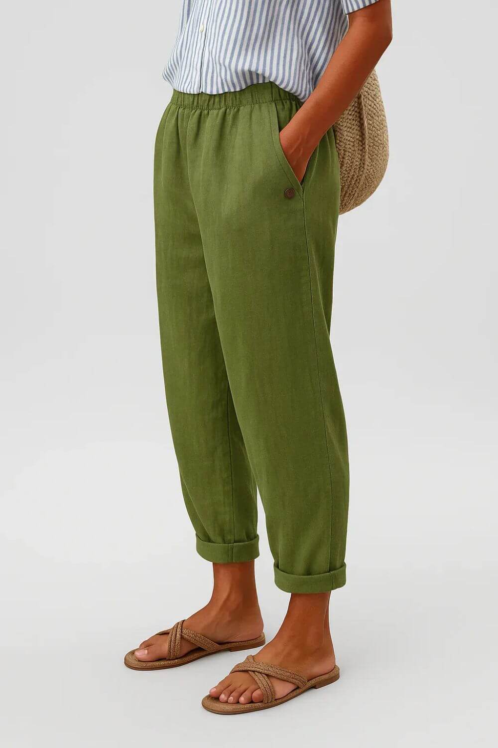 Leontina Soft Elegance Pants, view 4 - Elena Harper