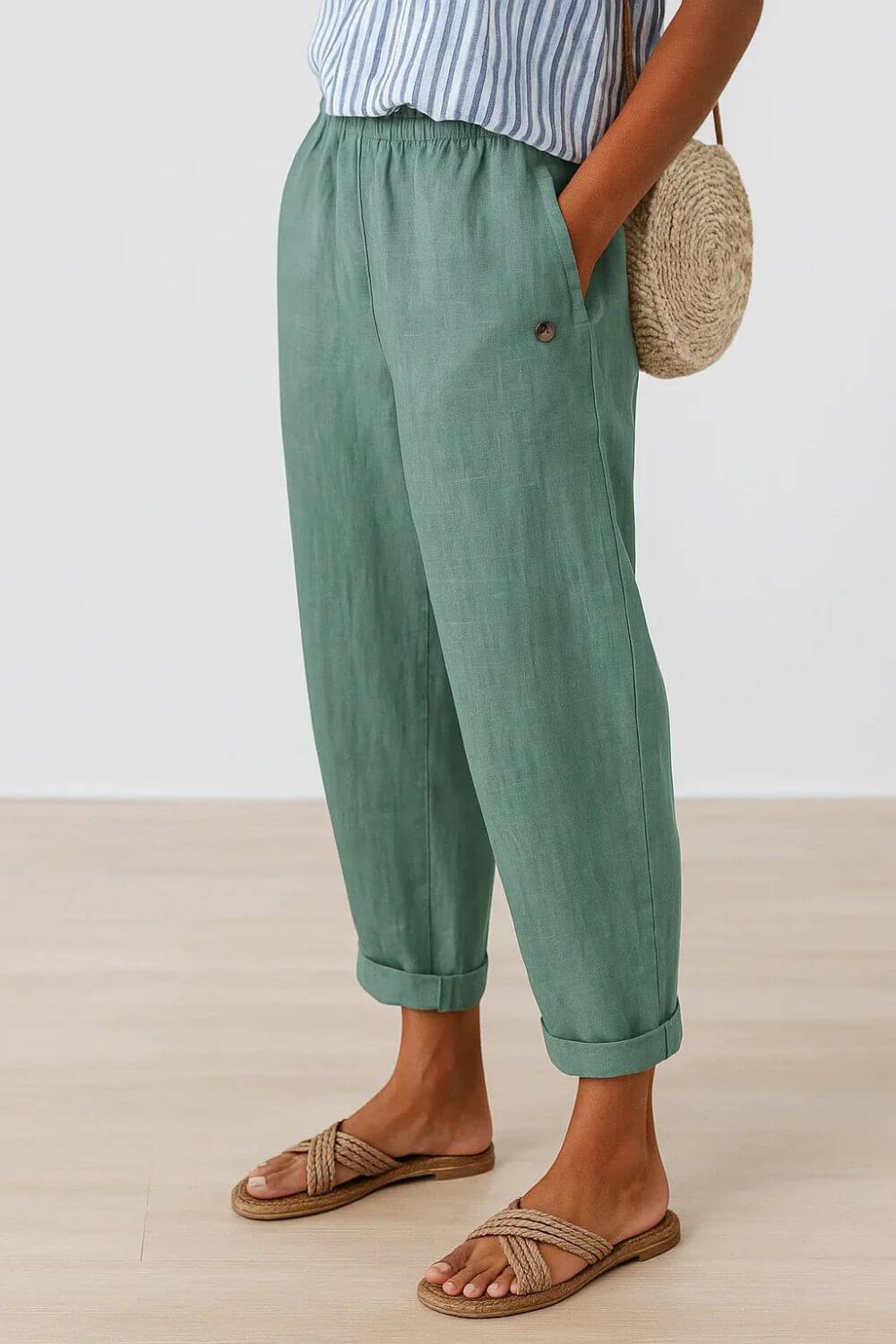 Leontina Soft Elegance Pants, view 6 - Elena Harper