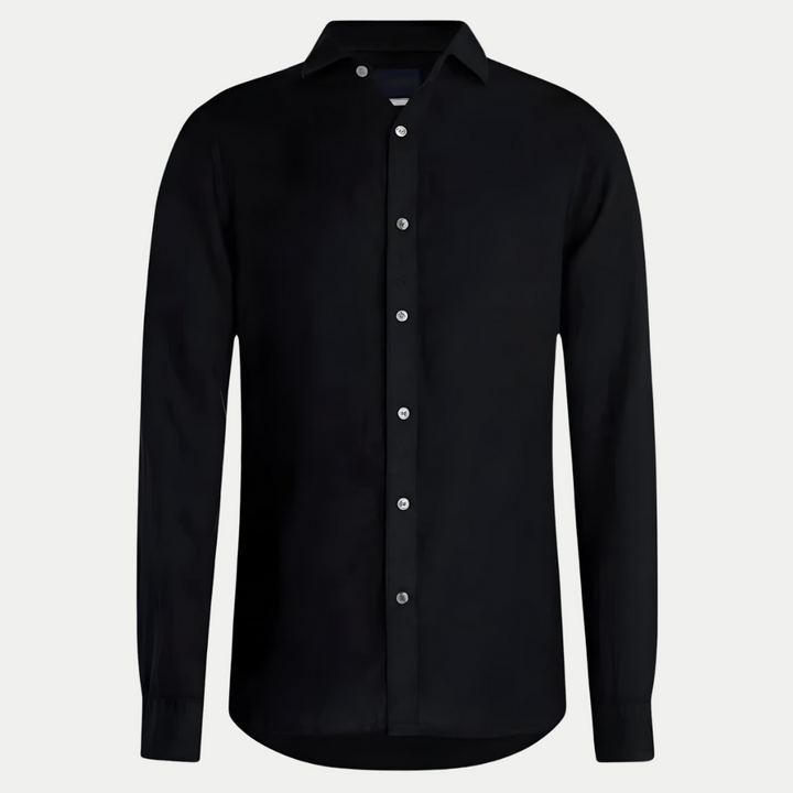 Comfortable Black Egyptian Cotton Shirt for Men