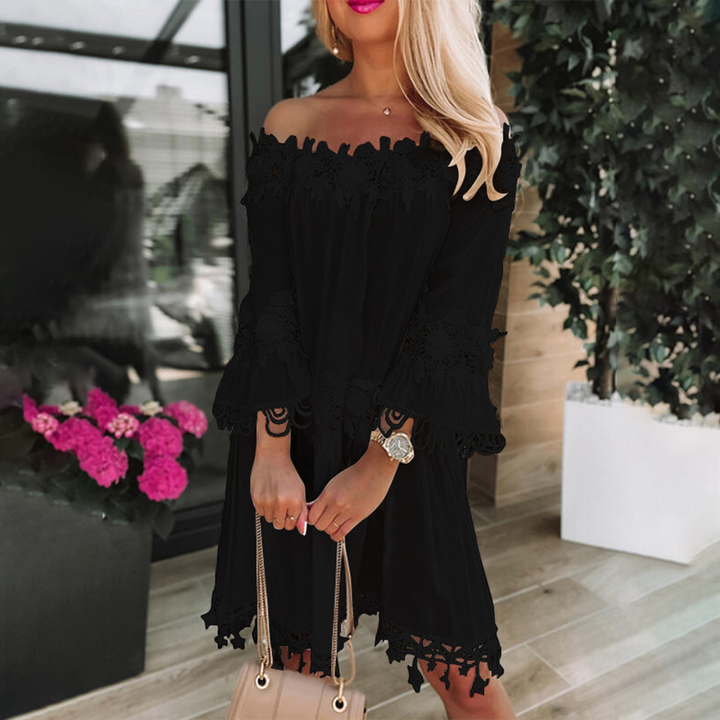 Brenda - Elegant Off-the-Shoulder Dress