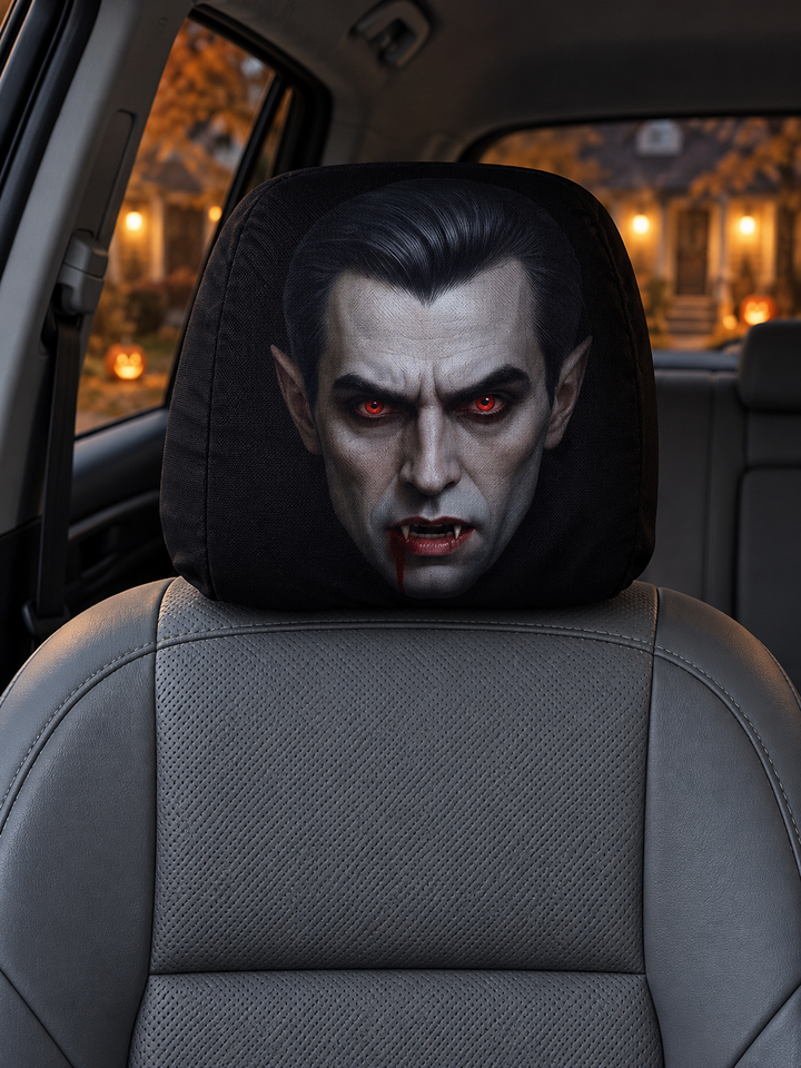 Halloween Horror Passenger Car Headrest Covers