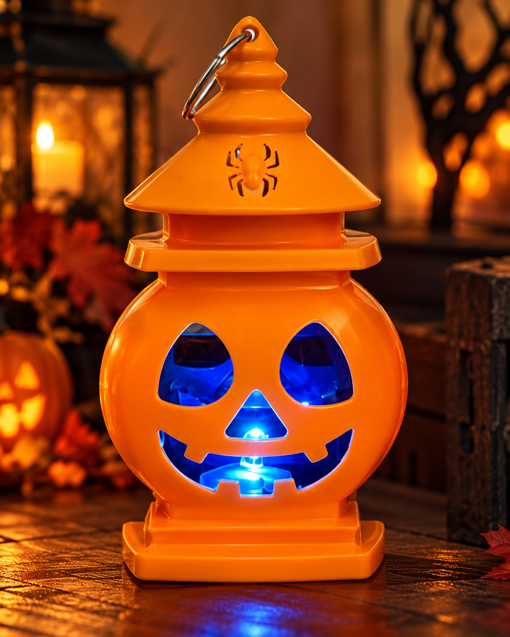 Double-Sided Halloween Pumpkin Lantern