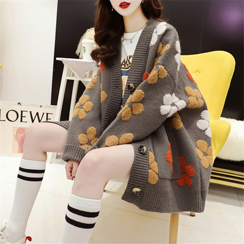 Flower Cardigan for Women