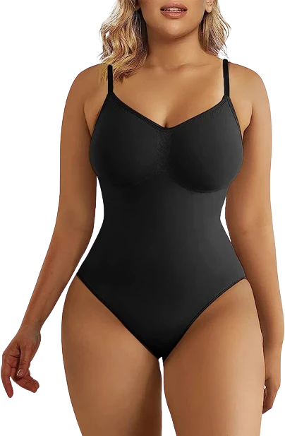 Shapewear Bodysuit String Shaper, view 2 - Elena Harper
