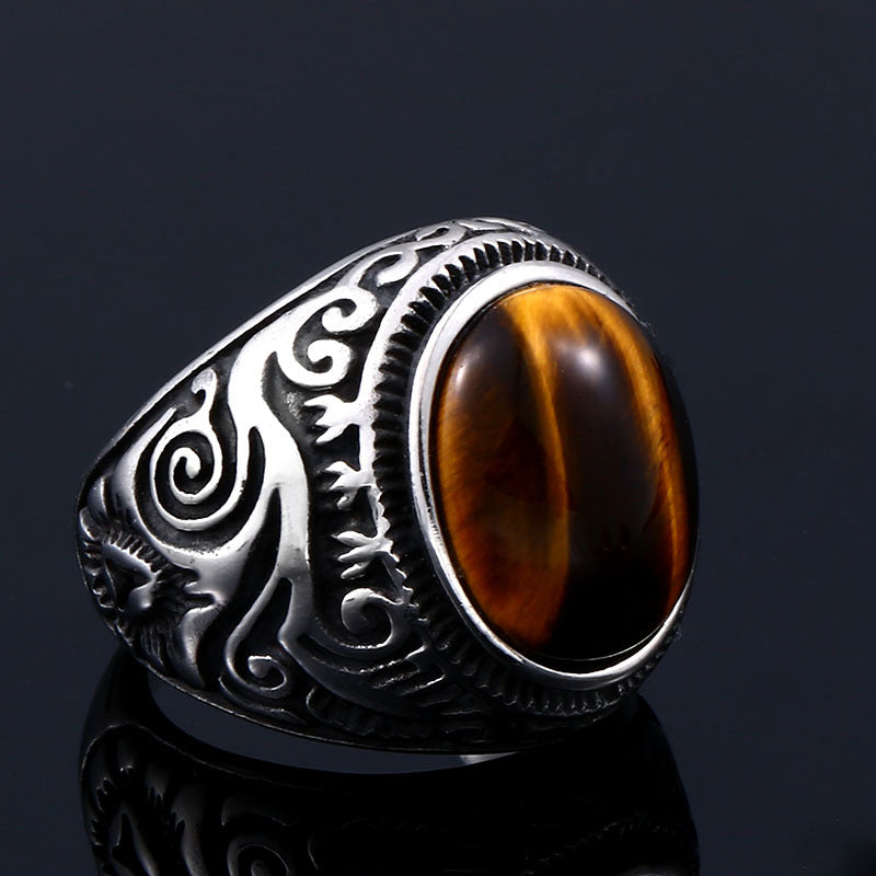 Bohemian Braided Sterling Silver Plated Cuff Ring - Elena Harper