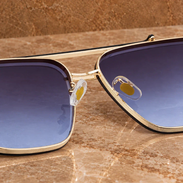 Bold Square Frame Sunglasses - Elena Harper