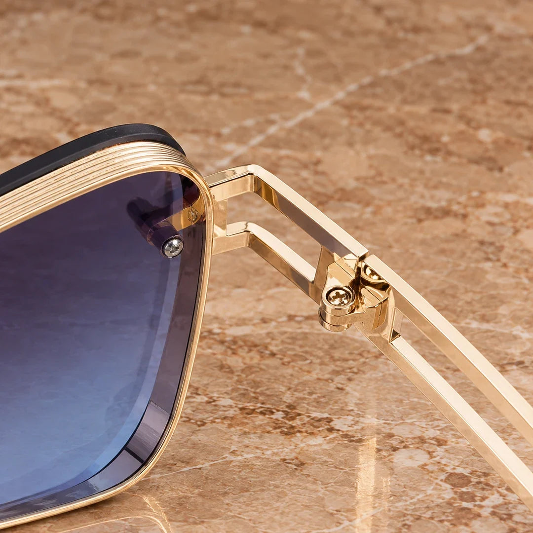 Bold Square Frame Sunglasses - Elena Harper