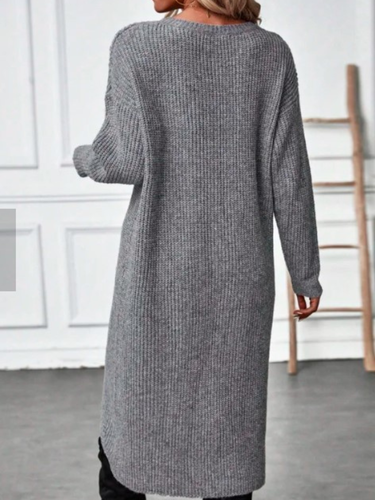 WRAP KNIT DRESS AIR