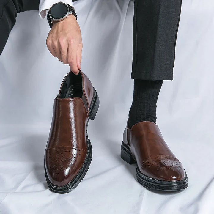 Men's Boots with Cleated Sole
