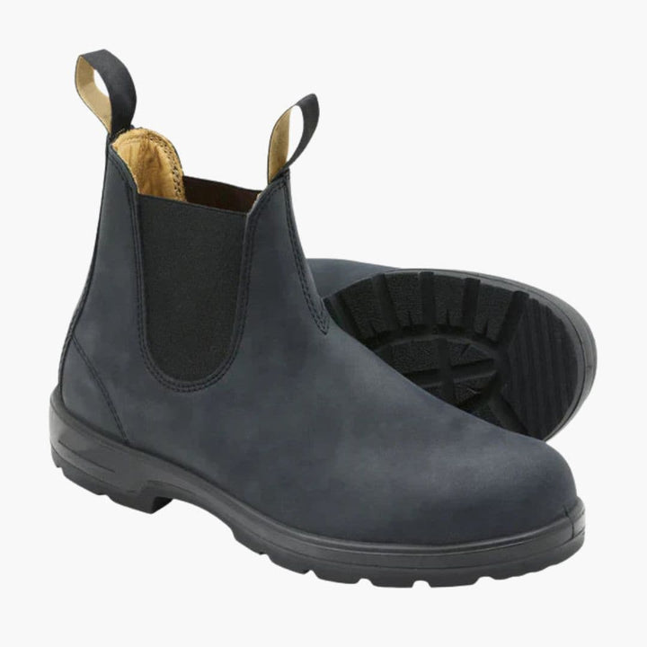 Men's Chelsea Boots with Elastic Side Panels