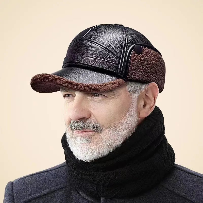 Arkadiusz - Fur Leather Cap
