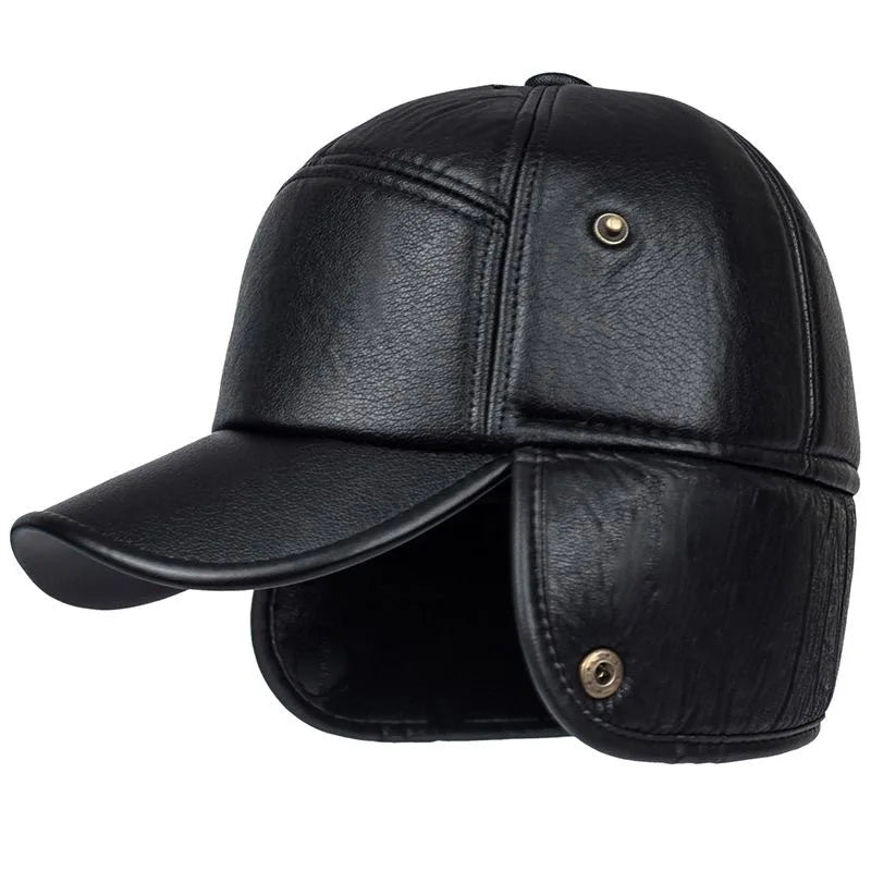 Arkadiusz - Fur Leather Cap