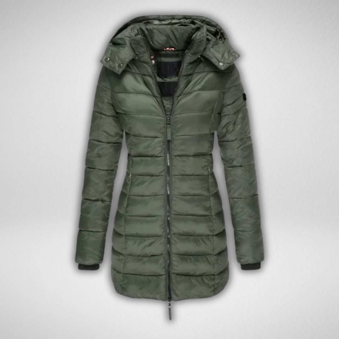 Bea Lined Winter Coat, view 5 - Elena Harper