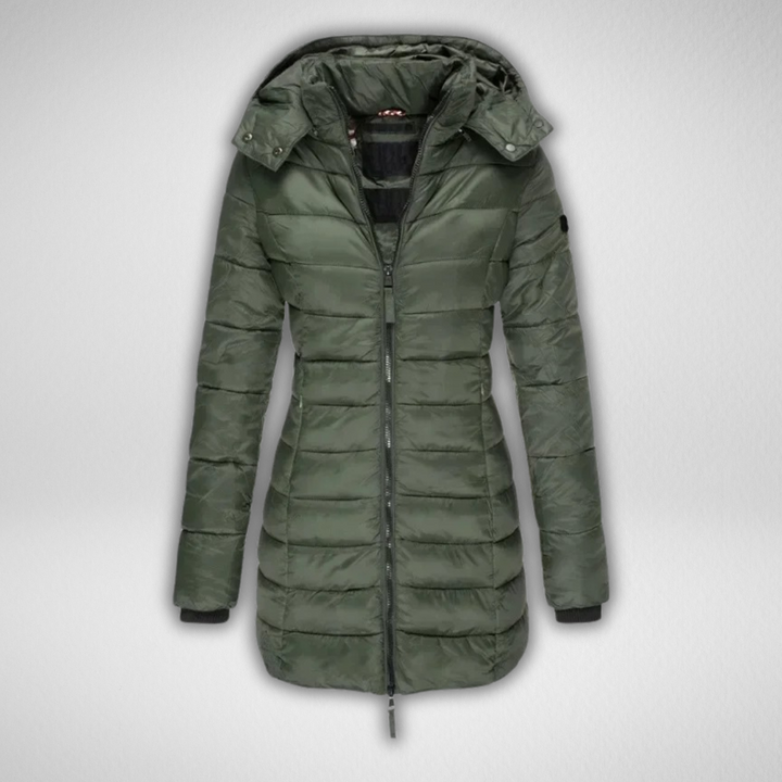 Bea Lined Winter Coat, view 5 - Elena Harper