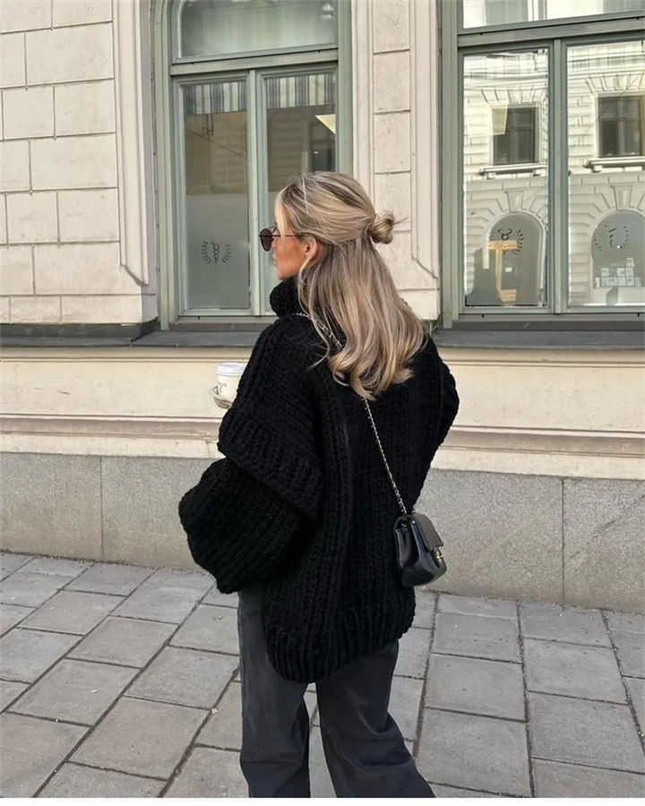 Brielle Oversized Sweater, view 6 - Elena Harper