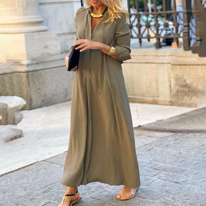 Vayenna – Comfortable Loose-Fitting Maxi Dress | Timeless, Light & Elegant