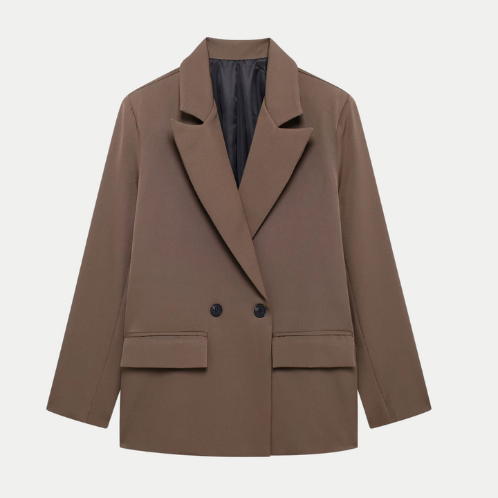 Elegant and Modern Women's Double-Breasted Blazer
